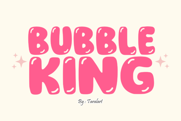 Bubble King: The Playful Font for Modern Creators