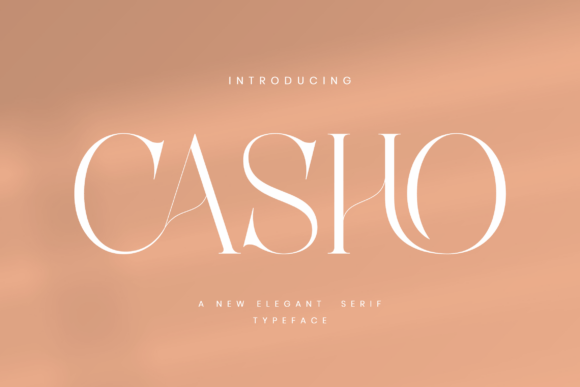 Casho: A Serif Typeface for Elegant Branding