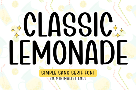 Classic Lemonade: A Sunny Sans Serif for Cheerful Design