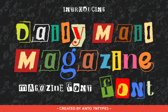 Daily Mail Magazine: A Typeface with a Cut-and-Paste Soul
