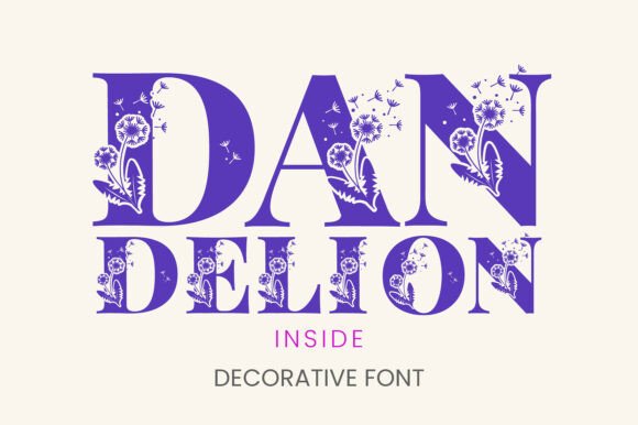 Dandelion Inside: A Serif Font with a Botanical Soul