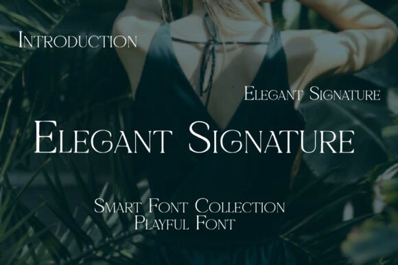 Elegant Signature: A Serif Font for Premium Branding
