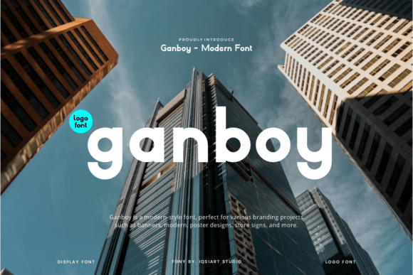 Ganboy: The Bold Display Typeface for Authentic Projects