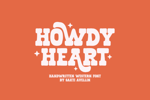 Howdy Heart: A Typeface with Retro Western Charm