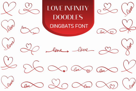 Love Infinity Doodles: A Fun Dingbats Font for Creative Projects