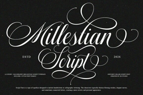 Mallestian Script: Infusing Elegance into Modern Design Projects