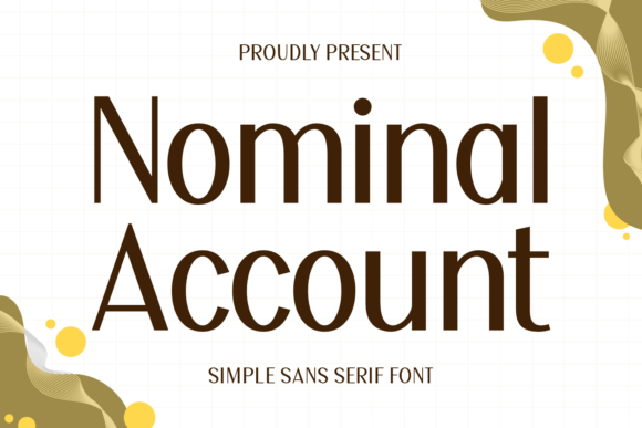 Nominal Account: A Typeface for Professional Clarity